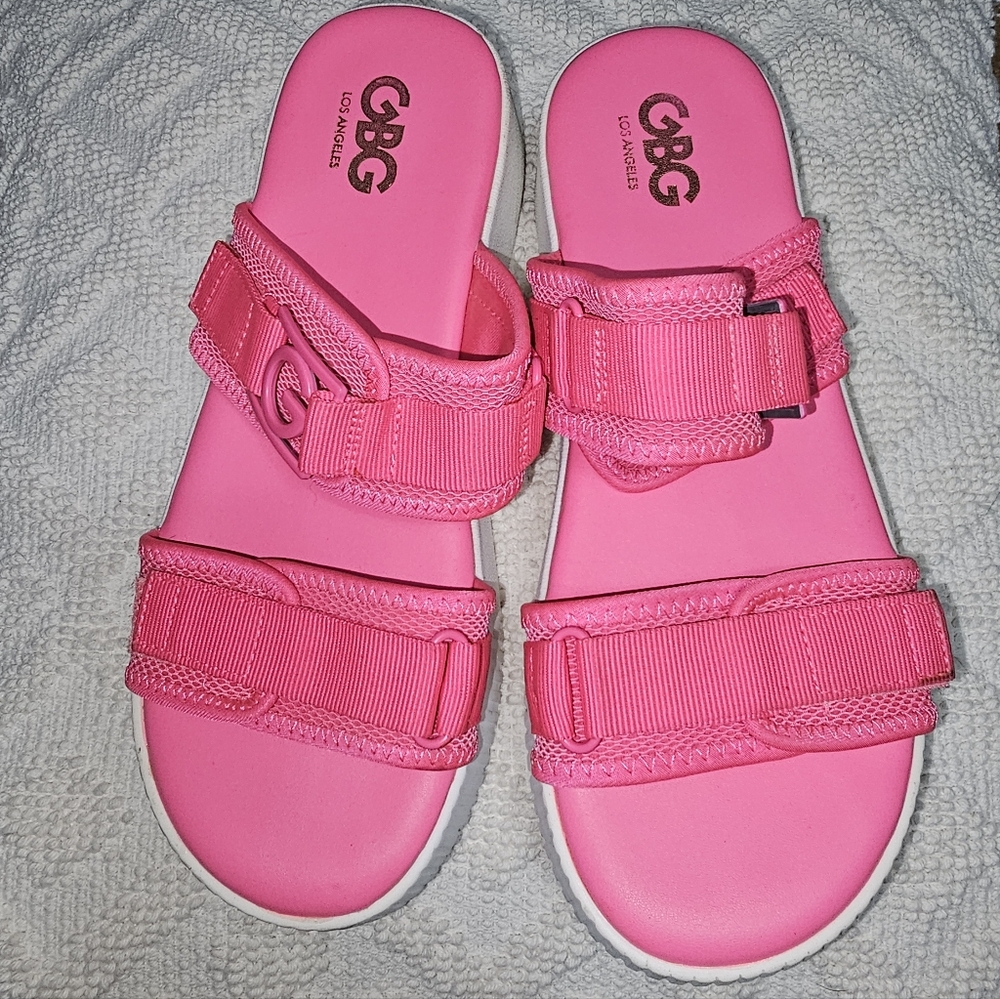 GBG Los Angeles Vibrant Pink Sandals